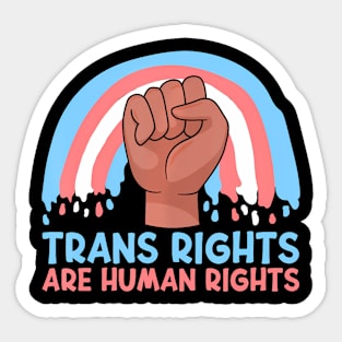 Trans Are Human Rights LGBT Pride Month  Pride Sticker